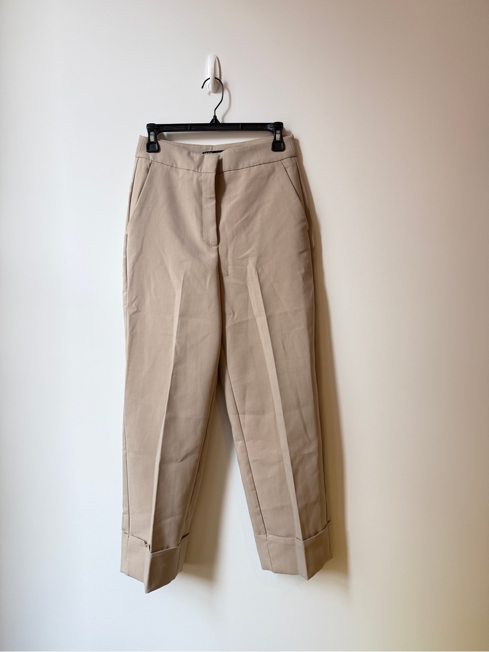 Tailored Beige Dress Pants